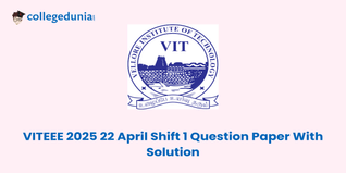 VITEEE 2025 22 April Shift 1 Question Paper (Available): Download Solutions with Answer Key